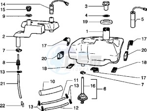 Diesis 50 drawing Fuel tank - Oil tank