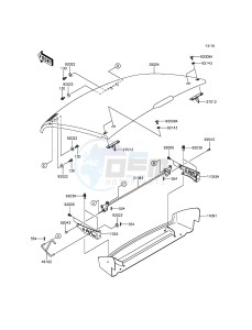 MULE 600 KAF400BGF EU drawing Fenders