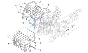 Mojito custom 50 2t (eng. aprilia) drawing Cooling unit