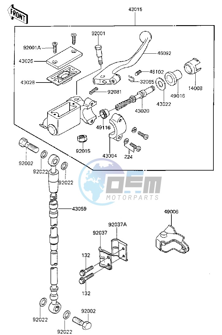 FRONT MASTER CYLINDER