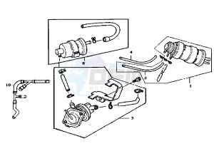 SUPER DUKE - 150 cc drawing FILTER CANISTER