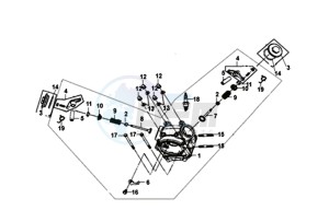 MIO 50I 45KMH (L8) EU EURO4 drawing CYLINDER HEAD KPL.