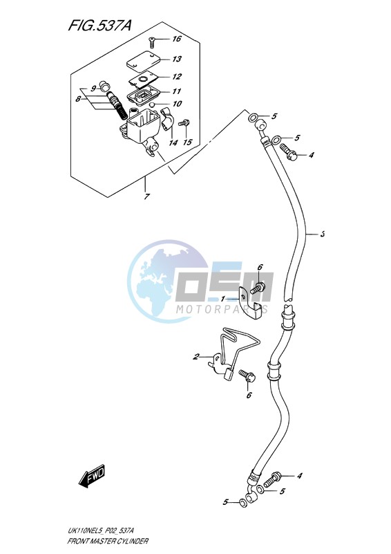 FRONT MASTER CYLINDER