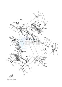 MTN320-A MTN-320-A MT-03 (B9A3) drawing RADIATOR & HOSE