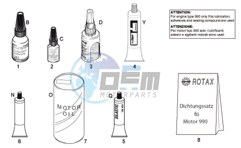 Sealing and lubricating agents