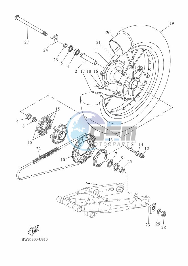 REAR WHEEL