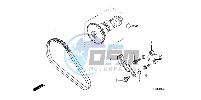 CAM CHAIN/TENSIONER