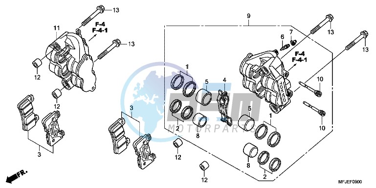 FRONT BRAKE CALIPER