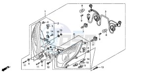 FES150A 125 S-WING drawing HEADLIGHT (FES1257/A7)(FES1507/A7)