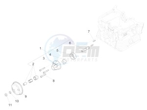 V9 Bobber 850 (EMEA) drawing Oil pump