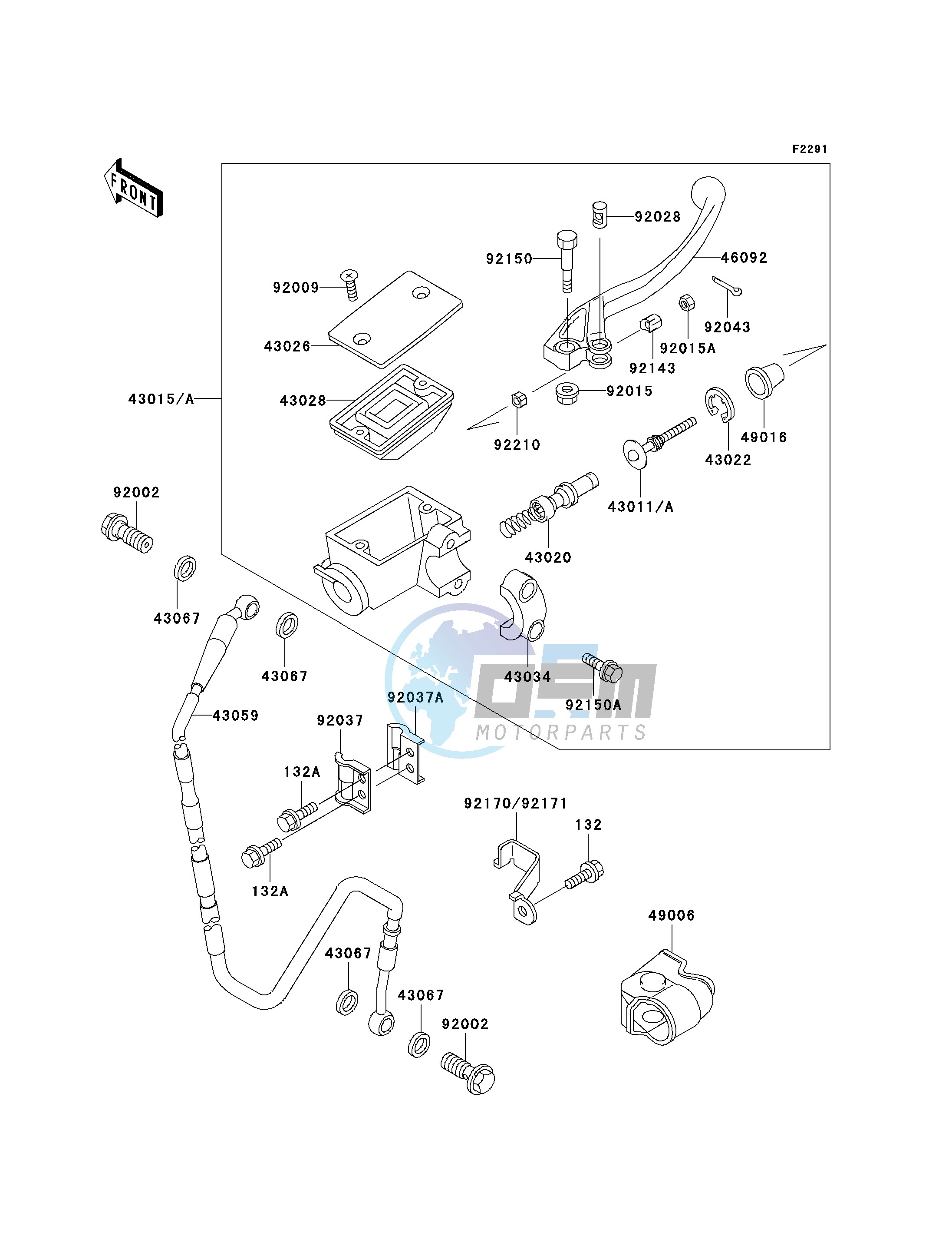 FRONT MASTER CYLINDER