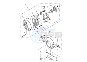 XVS DRAG STAR 125 drawing HEADLIGHT MY02-04