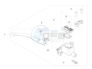 RS 125 RS REPLICA 4T E4 ABS (APAC) drawing Front master cilinder