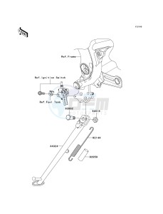 KLE 650 A [VERSYS] (9F-9F) A7F drawing STAND-- S- -