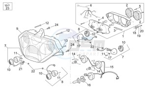 RSV 2 1000 SP drawing Lights