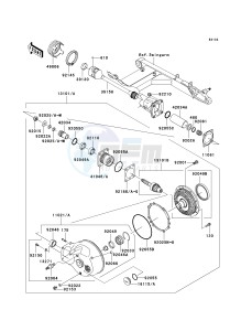 VN 1600 B [VULCAN 1600 MEAN STREAK] (B6F-B8FA) B7FA drawing DRIVE SHAFT_FINAL GEAR