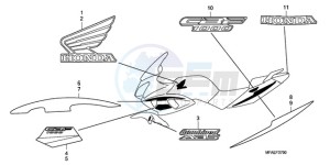 CBF1000AA UK - (E / MKH) drawing STRIPE/MARK