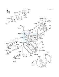 KX 85 A [KX85] (A1-A5) [KX85] drawing ENGINE COVER-- S- - -- A3- -