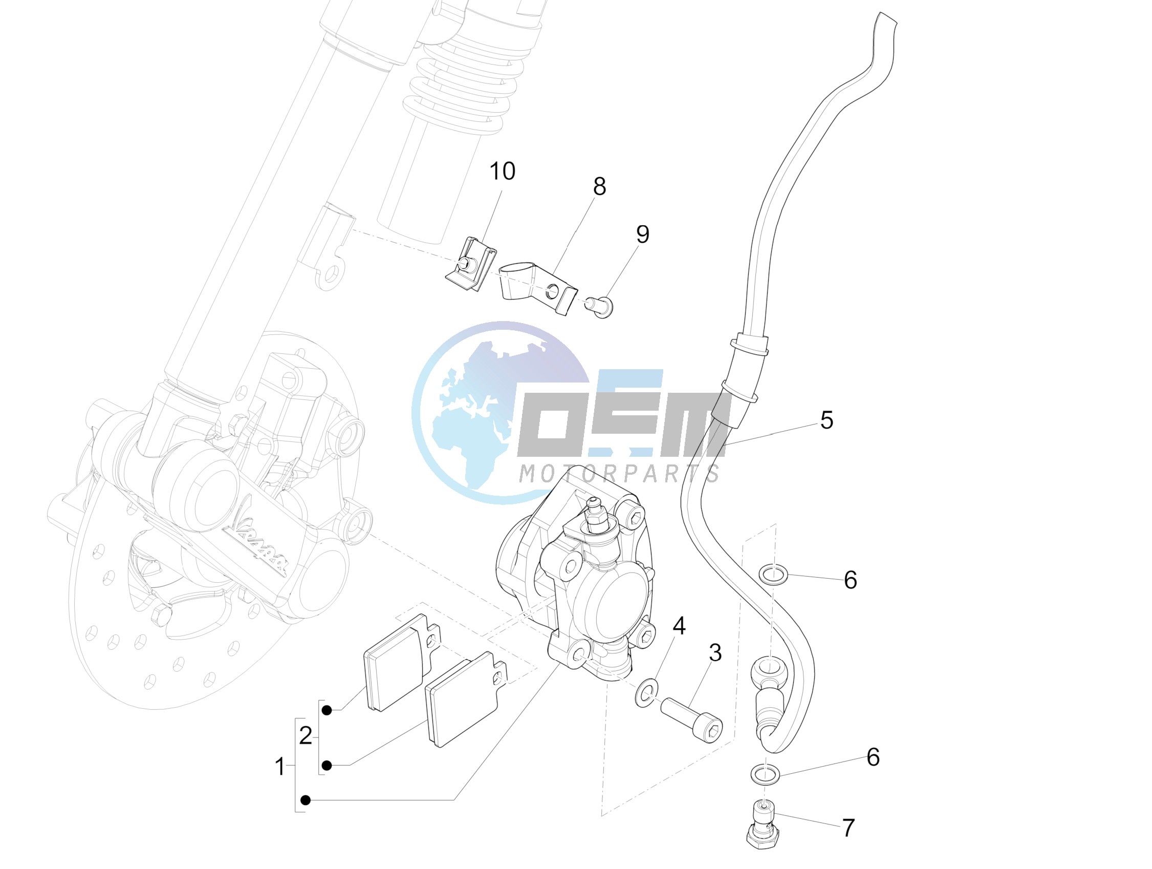 Brakes pipes - Calipers