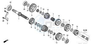 VTX1300S drawing TRANSMISSION