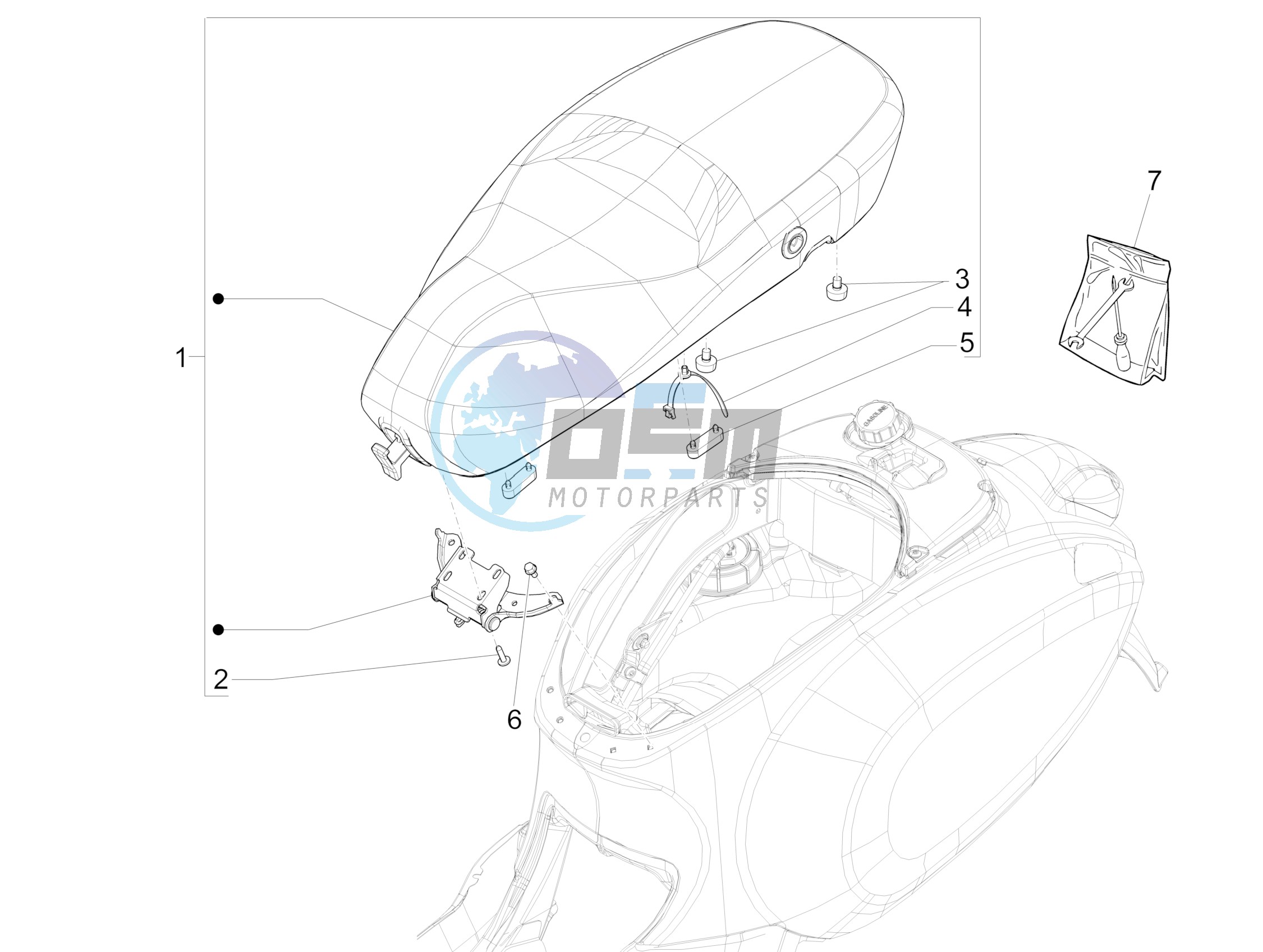 Saddle/seats