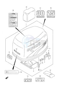 DF 30 drawing Engine Cover