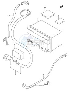 AN250 (E2) Burgman drawing BATTERY