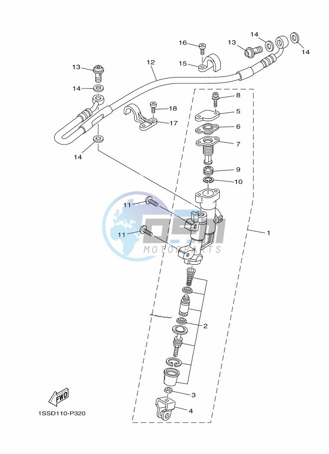 REAR MASTER CYLINDER