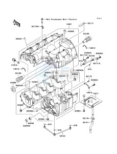 Z750 ZR750-J2H FR GB XX (EU ME A(FRICA) drawing Crankcase