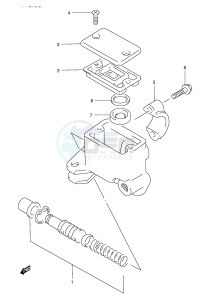 LT-A500F (E24) drawing FRONT MASTER CYLINDER