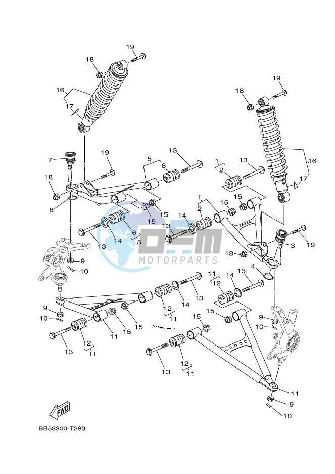 FRONT SUSPENSION & WHEEL