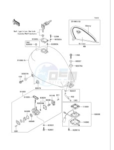 VN 750 A [VULCAN 750] (A20-A21) [VULCAN 750] drawing FUEL TANK