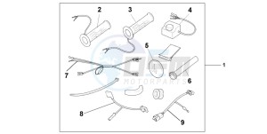 CN250 drawing GRIP HEATER KIT  CN2