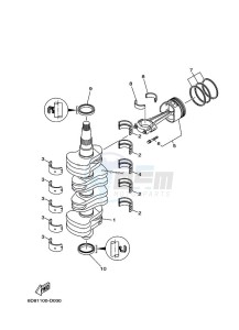 F100DETL drawing CRANKSHAFT--PISTON