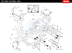 CITYLINE-IE-125-300-WHITE drawing CHASSIS