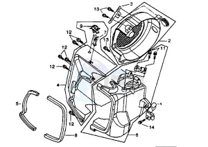 ATTILA - 125 cc drawing AIR SHROUD