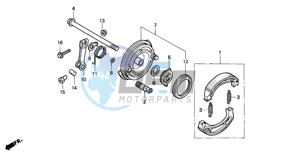 FRONT BRAKE PANEL