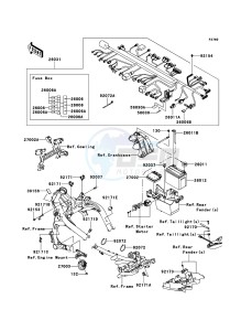 VERSYS KLE650CDF XX (EU ME A(FRICA) drawing Chassis Electrical Equipment