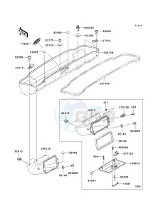 KAF 620 J [MULE 3010 TRANS 4X4] (J1) J1 drawing FRONT BOX