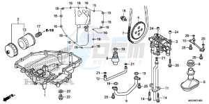 CB1100NAH UK - (E) drawing OIL PAN/ OIL PUMP