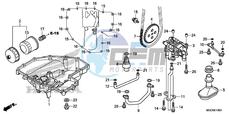 OIL PAN/ OIL PUMP