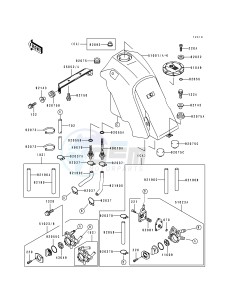 KLX 650 C [KLX650] (C1-C4) [KLX650] drawing FUEL TANK