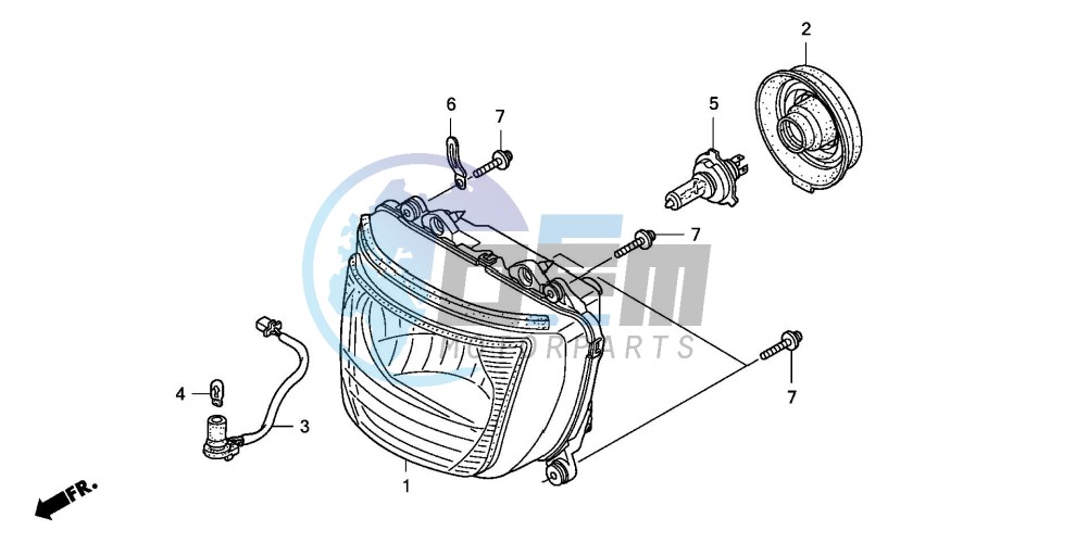 HEADLIGHT (CB1300S/SA)