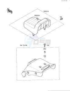 EL 250 B [ELIMINATOR[ (B2-B3) [ELIMINATOR drawing SEAT