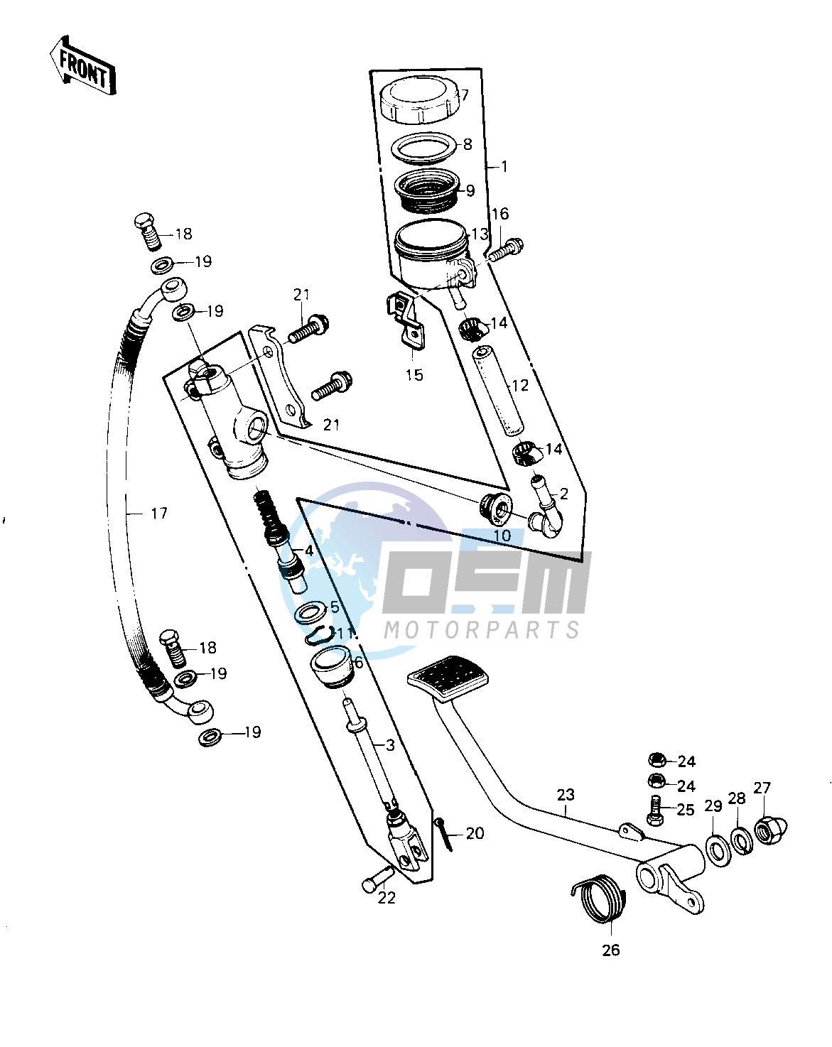 REAR MASTER CYLINDER_BRAKE PEDAL