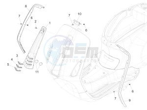 Primavera 50 4T-4V (NAFTA) drawing Front shield