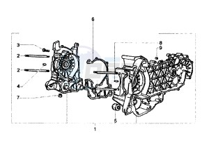 X9 EVOLUTION 250 drawing Crankcase