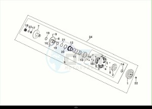 X'PRO 50 (XE05W4-EU) (E5) (M1) drawing DRIVEN PULLEY ASSY