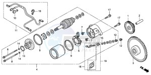 SH150R 125 drawing STARTING MOTOR