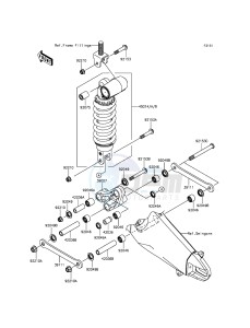 NINJA_ZX-6R ZX636EFF FR GB XX (EU ME A(FRICA) drawing Suspension/Shock Absorber